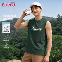 班尼路 美式纯棉背心男款