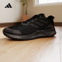 adidas ALPHACOMFY男鞋黑武士运动鞋网面透气跑步鞋ID0351