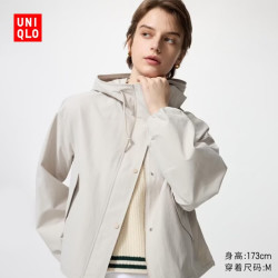 优衣库 休闲连帽短外套