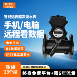 超声波水表流量计管道自来水智能远传4G/NB工业液体水单双声道 阀控水表咨询客服