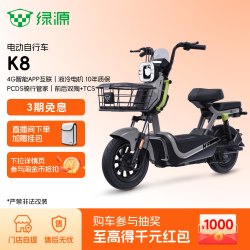 绿源 K8 电动自行车 K8 48V 12ah