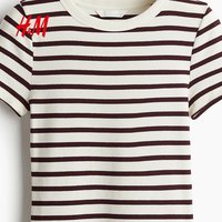 H&M 女装通勤简约T恤 1270491