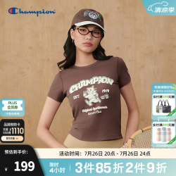Champion 女士短袖卡通印花T恤 10208915170097
