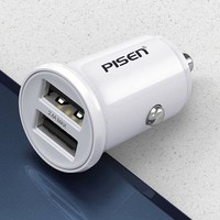 品胜 迷你款 双USB车载充电器 12W/2.4A