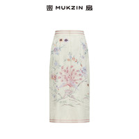 密扇 春鸣序系列 女士长袖印花上衣 M25AA04005504