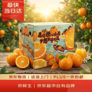 京鲜生 赣南脐橙 单果230g+ 5kg