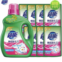 88VIP：超能 植翠双离子柔顺舒适洗衣液护色增艳手洗机洗棉感柔软高效洁净 5.5kg