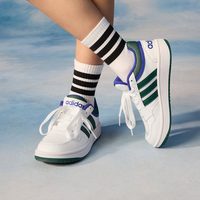 adidas 男女小童HOOPS 3.0 K休闲篮球风板鞋小白鞋儿童