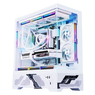 玩嘉 千禧AXT数显版 ATX主板兼容 海景房机箱