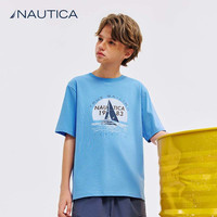 NAUTICA 童装男女童印花短袖T恤