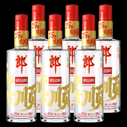 郎酒 顺品郎红顺兼香型白酒45度488ml*6瓶