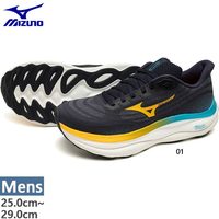 美津浓 日本直邮Mizuno 男士 Wave Sky 9 跑步鞋2E宽度 慢跑鞋 马拉松运
