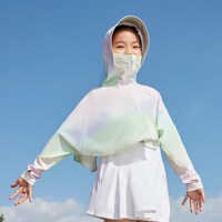 波司登 2024夏季女童短款时尚联名原纱亲子骄阳防晒服