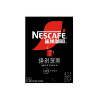 88VIP：雀巢 咖啡绝对深黑速溶咖啡高温烘焙健身提神30条