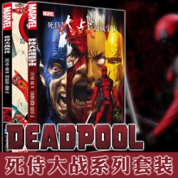 正版2册 死侍大战系列 死侍大战漫威宇宙+死侍大战死侍 世图欧美漫画书 漫威英雄死侍漫画书
