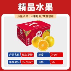 佳农 秭归夏橙 5斤装