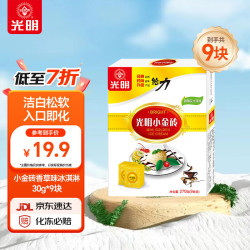 光明牌 Bright 光明 小金砖 冰淇淋 香草味 270g