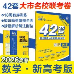 2026高考必刷卷 42套 数学 新高考版 理想树高考真题卷 高三模拟卷金考卷