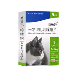 海乐妙 内驱虫药猫咪体内外驱虫药蛔虫绦虫幼猫14mg成猫56mg驱虫药