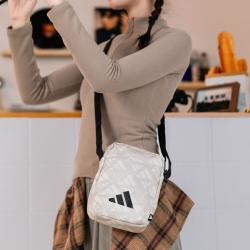 adidas 户外男包女包运动单肩包日常休闲便携储物方便收纳小包时尚斜挎包