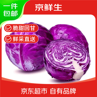 京鲜生 云南紫甘蓝 2.5斤