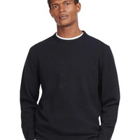Barbour 男士Essential Patch Crew套头毛衣