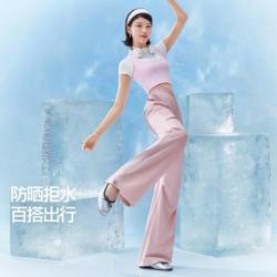 SIINSIIN 杨幂同款新款工装伞兵裤阔腿裤夏季防泼水户外休闲裤登山防晒长裤