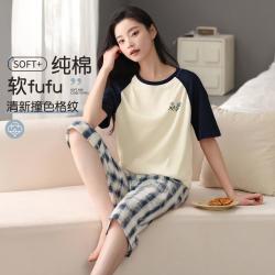 秋鹿 女士家居服睡衣上装
