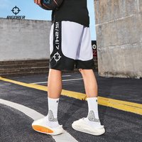 准者 篮球裤速干运动裤男士夏宽松美式裤子训练五分裤透气篮球短裤