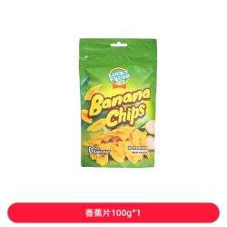 Lucky Fresh 菲律宾进口纳菲琪香蕉片薄脆香蕉干脆片 100g*1