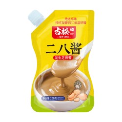 古松食品 古松二八酱带嘴芝麻花生酱200g麻辣烫麻辣拌火锅蘸料调味酱料