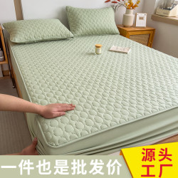 魅森 水洗棉加厚防滑床笠