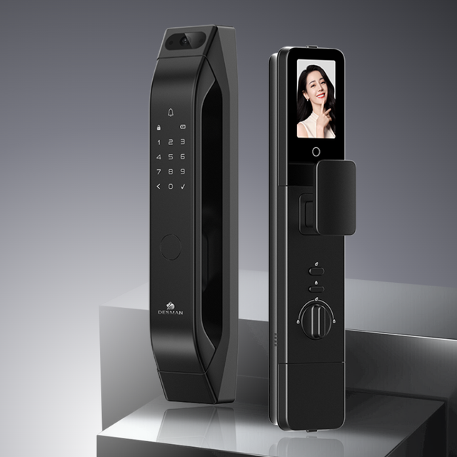 德施曼 Q5MPro 3D人脸识别 高端黑 智能锁