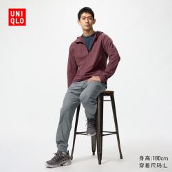 优衣库 485745 DRY-EX速干 灰色 L 男装休闲裤