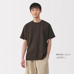 無印良品 MUJI 男士 圆领短袖T恤 男款