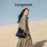 移动端：崧 李娜同款Songmont山下有松循迹系列hobo包植鞣牛皮单肩斜挎软包
