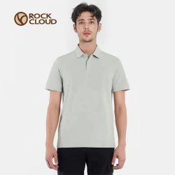 Rock Cloud 暗扣设计速干透气POLO衫