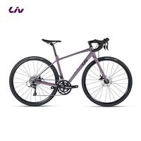 Liv Avail AR 4-GC 碳纤维前叉碟刹 700C 女士公路自行车 紫灰色 S码