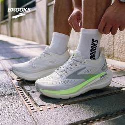 BROOKS Glycerin 甘油 23男款跑鞋缓震运动 灰/绿/黑色 40