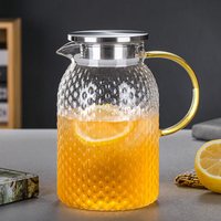 嘿时光 高硼硅米粒凉水壶 1500ml