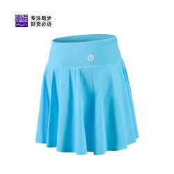 必迈 女子运动轻弹短裙透气速干防走光短裙百褶网球裙