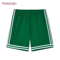 移动端：Mitchell&Ness MN凯尔特人队85-86赛季同款球裤经典撞色球迷版正品运动短裤男NBA