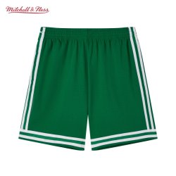 Mitchell&Ness MN凯尔特人队85-86赛季同款球裤经典撞色球迷版正品运动短裤男NBA