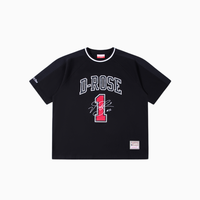 移动端：Mitchell&Ness 短袖T恤罗斯球衣退役1号公牛队运动健身上衣男MN