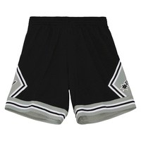 移动端：Mitchell&Ness MN马刺队77-78赛季球裤复古撞色透气轻便休闲运动短裤球迷版男NBA