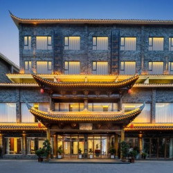 凤凰禧园园林江景度假酒店(凤凰县雨桥店) 忆心智能双床房【智能客控·智能马桶】1晚