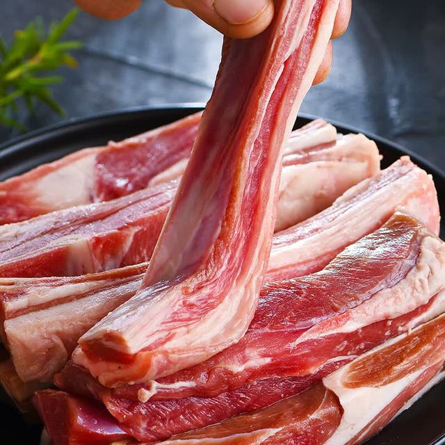 宁鑫 宁夏盐池滩羊 带骨手抓羊肉2斤