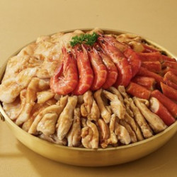 鸡翅虾2-3人餐（含锅底蔬酱汁）