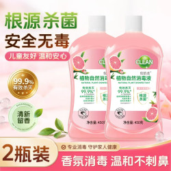 衣物除菌剂地面瓷砖消毒除异味护理留香消毒液 2瓶装