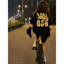 重磅秋冬小众韩版短袖t恤ins女夏季2026oversize宽松印花上衣新款
